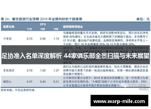 足协准入名单深度解析 44家俱乐部全景扫描与未来展望